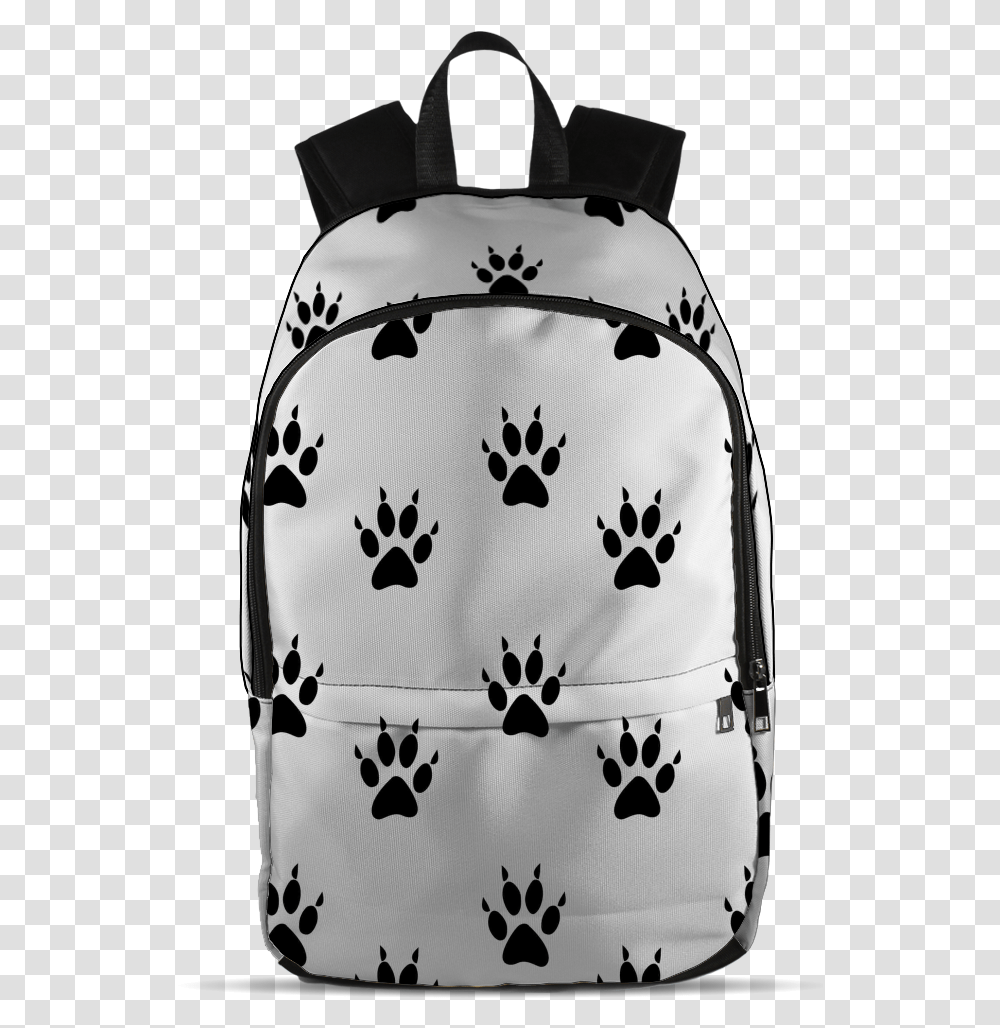 Cat Paw Print Duffel Bag, Backpack Transparent Png