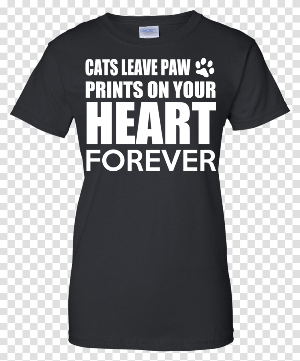 Cat Paw Prints T Shirt, Apparel, T-Shirt Transparent Png