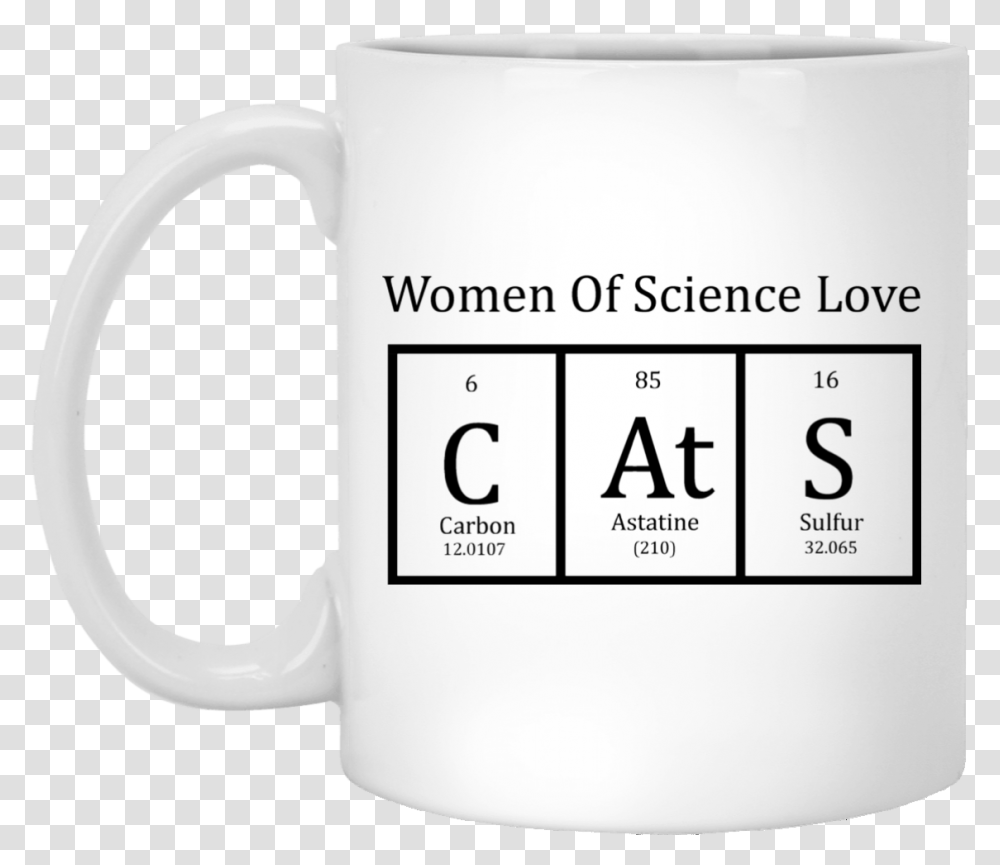 Cat Periodic Table Women Of Science Coffee Mug Came I Saw I Had Anxiety So, Coffee Cup, Soil Transparent Png
