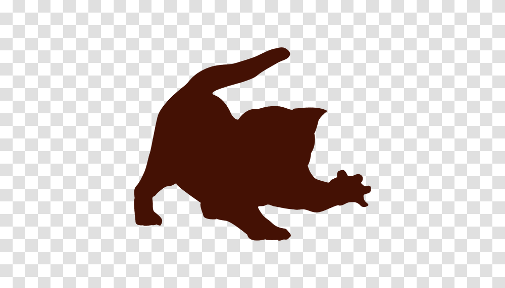 Cat Pet Angry Silhouette, Tree, Plant, Outdoors Transparent Png