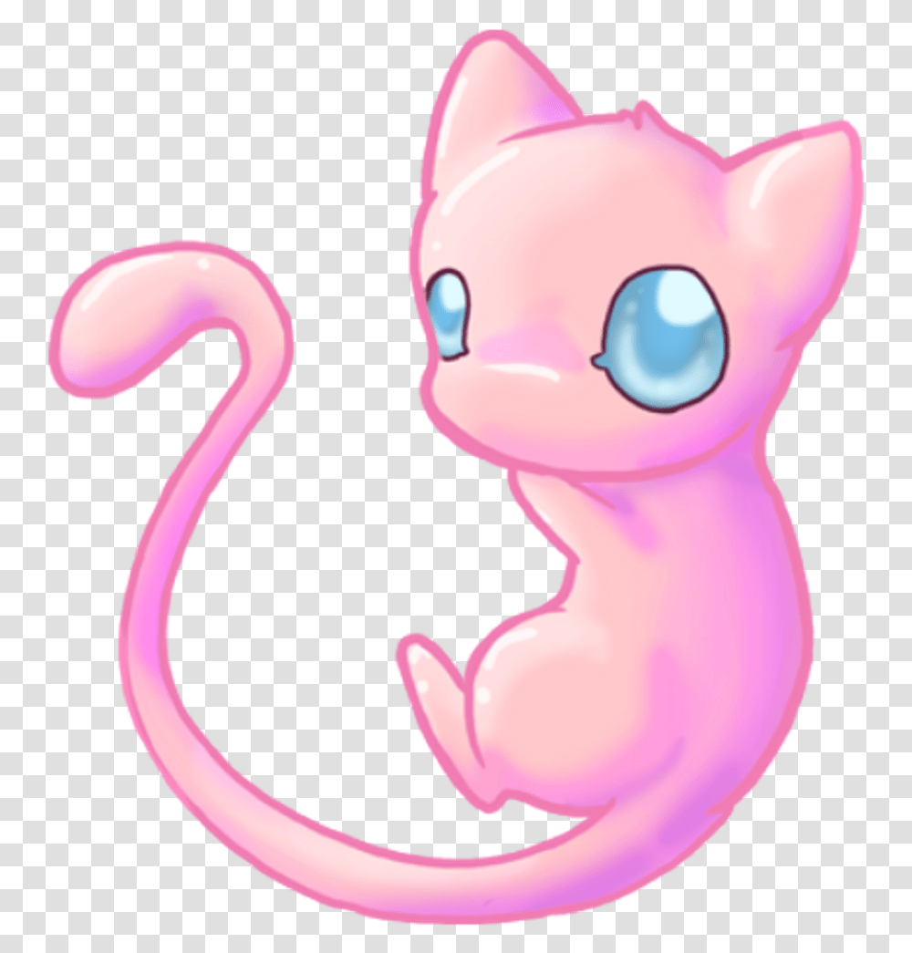 Cat Pinkcat Meow Kitty Lovecats Pets Katze Pokemon Cute Kawaii Pokemon Mew Mew, Toy, Animal, Flamingo, Bird Transparent Png
