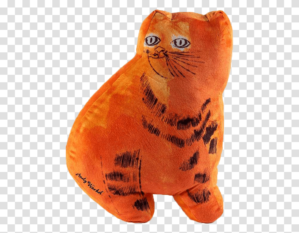 Cat Plush Orange, Animal, Pet, Mammal, Egyptian Cat Transparent Png