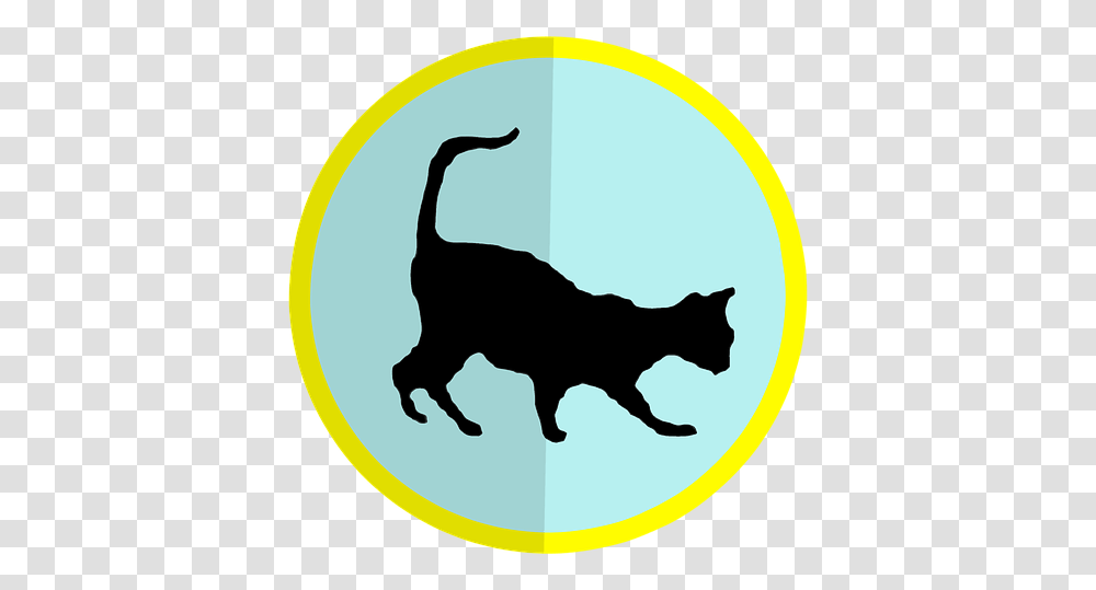 Cat Shadow Clipart Icon Animals Zoo Pit Kitty, Mammal, Pet, Silhouette, Dog Transparent Png