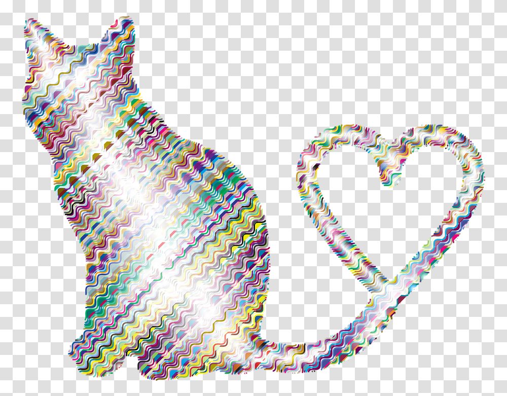 Cat Silhouette Animal Cat Feline Kitty Kitten Pet Cat, Art, Crystal, Rug, Pattern Transparent Png