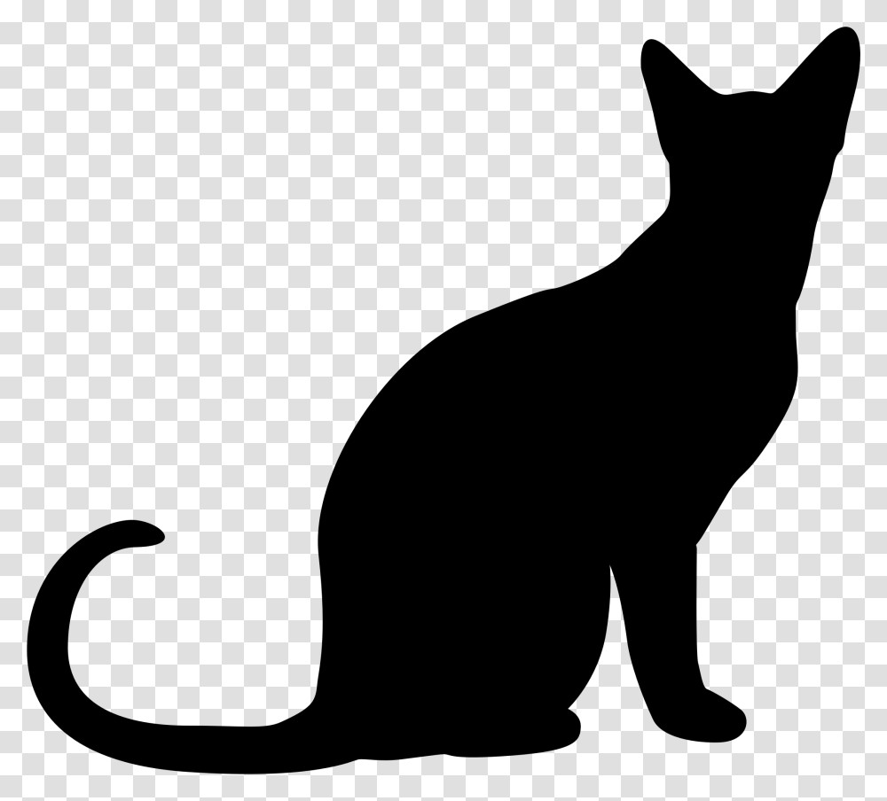 Cat Silhouette Clip Art, Gray, World Of Warcraft Transparent Png