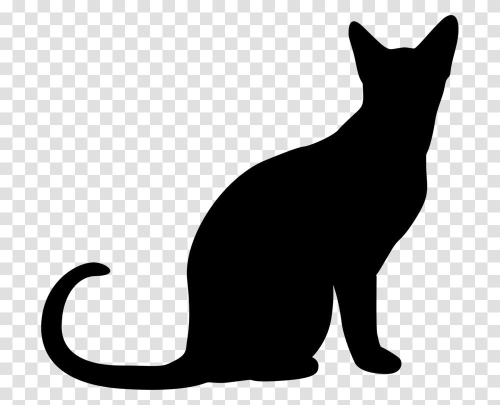 Cat Silhouette Kitten Drawing Download, Gray, World Of Warcraft Transparent Png
