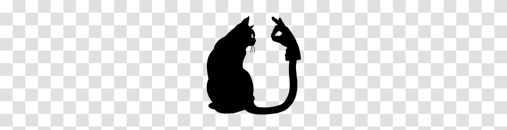 Cat Tail Hand Shadow Puppet Surreal Fantasyshadows, Nature, Outdoors, Night, Astronomy Transparent Png