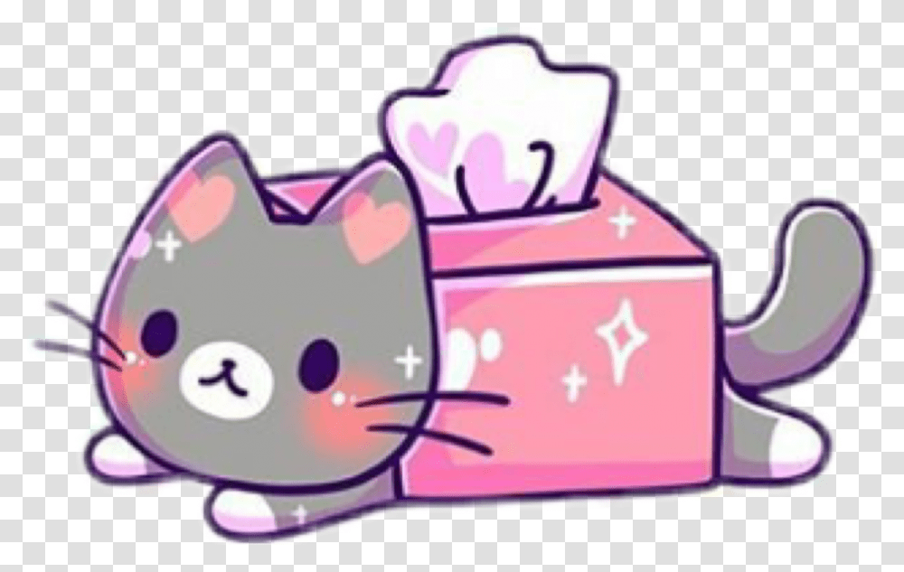 Cat Tissue Tissuebox Animal Cattissueboxfreetoedit, Birthday Cake, Dessert, Food, Rubber Eraser Transparent Png