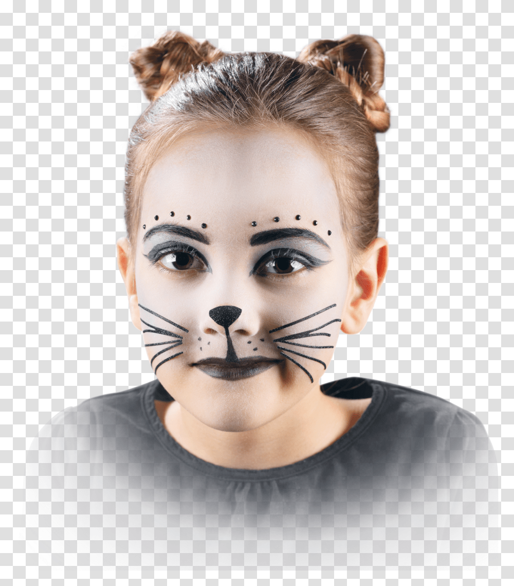 Cat Whiskers Make Up Set Large Mask Transparent Png