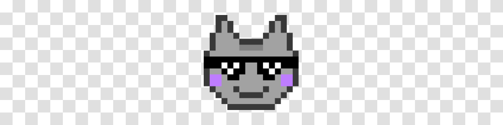 Cat With Sunglasses Pixel Pixelart Gift, Minecraft, Stencil, Building, Urban Transparent Png