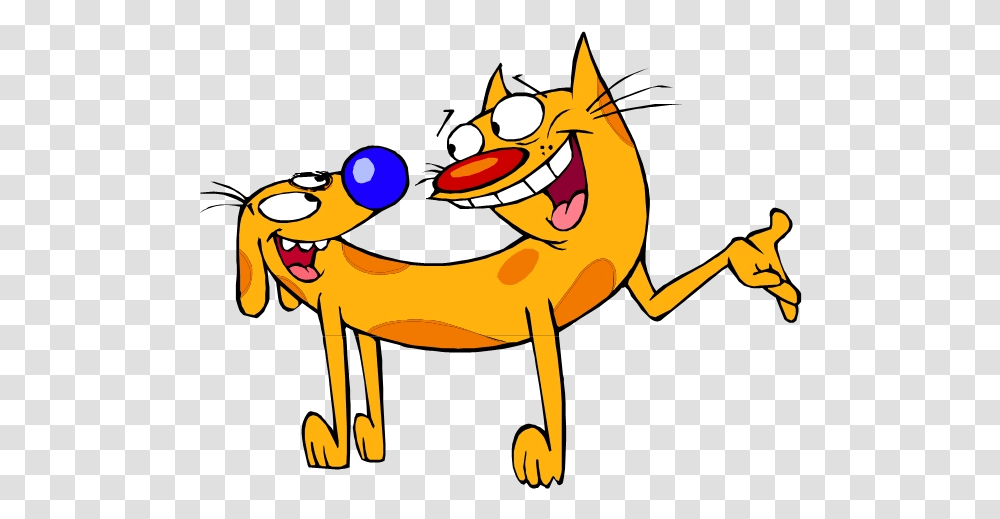 Cat Y Dog Caricatura, Animal, Mammal, Dragon Transparent Png