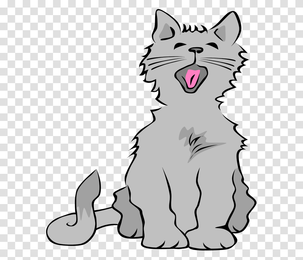 Cat Yawn Free Download Vector, Animal, Wolf, Mammal, Person Transparent Png