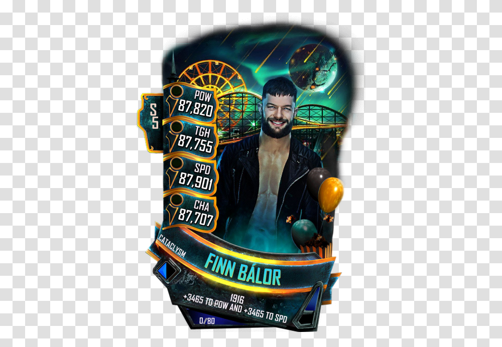 Cataclysm Wwe Supercard Summer, Person, Poster, Advertisement, Flyer Transparent Png