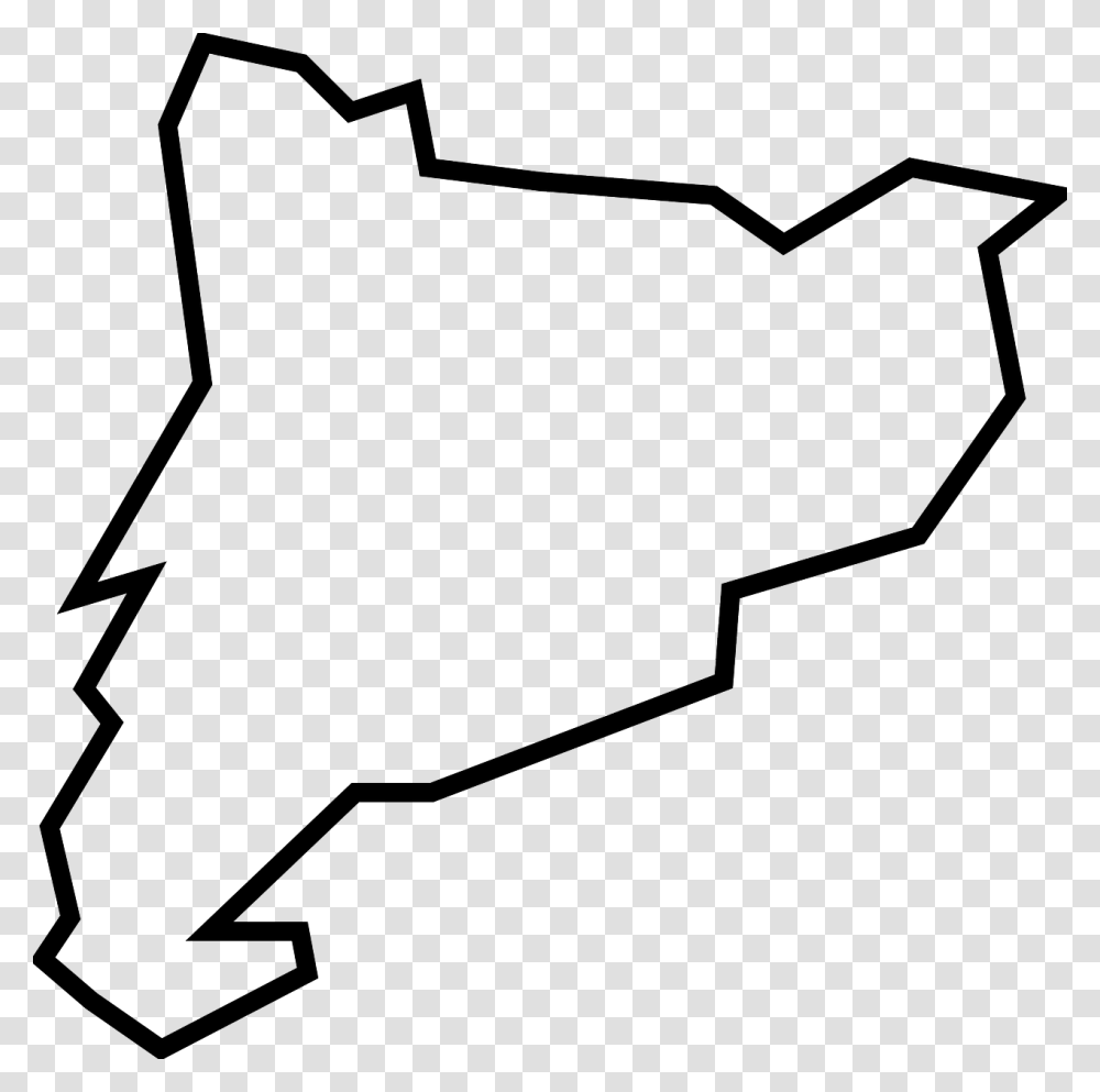 Catalonia Blank Map Computer Icons Geography Catalonia Map Outline, Star Symbol, Lawn Mower, Tool Transparent Png