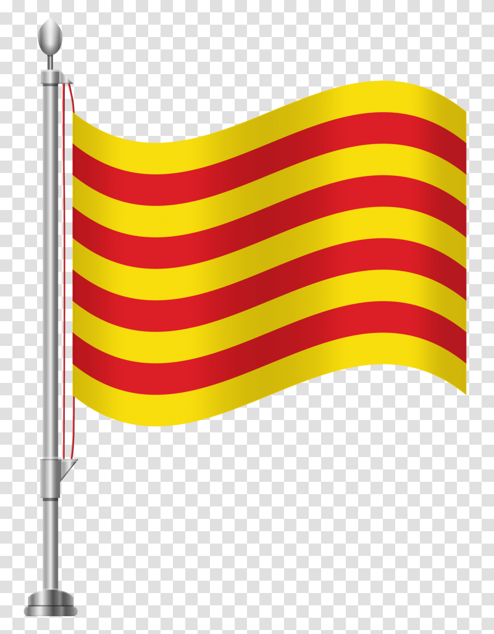 Catalonia Flag Clip Art Transparent Png