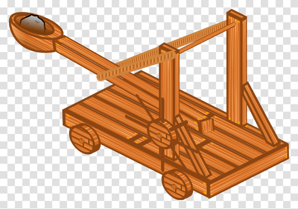 Catapult Medieval Rpg Weapon Besiege Siege War, Wood, Toy, Seesaw, Staircase Transparent Png