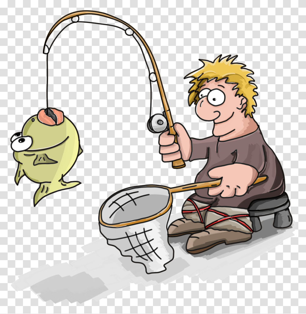 Catch A Fish, Water, Person, Outdoors, Fishing Transparent Png