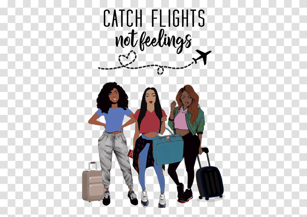 Catch Flights Not Feelings Svg, Person, Human, Female, People Transparent Png