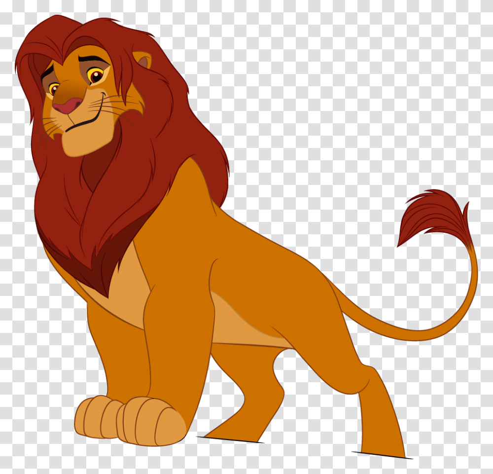 Catch Simba Father Of Kion In The All New Disney Junior Series, Animal, Mammal, Wildlife Transparent Png
