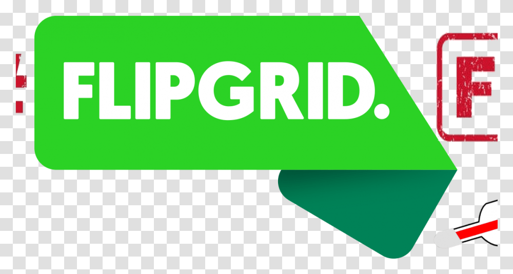 Catch The Flipgrid Fever Vertical, Text, First Aid, Alphabet, Logo Transparent Png