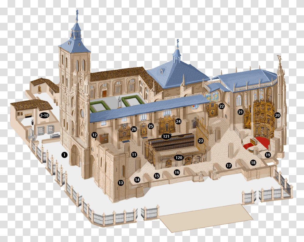 Catedral De Astorga Alzado, Plan, Plot, Diagram, Architecture Transparent Png