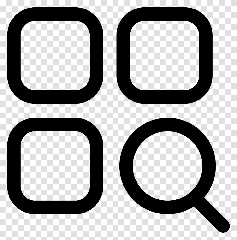 Category Over View Icon, Number, Stencil Transparent Png