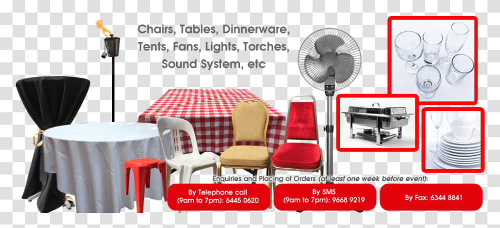Catering Equipment Rental Singapore, Chair, Furniture, Home Decor, Tablecloth Transparent Png