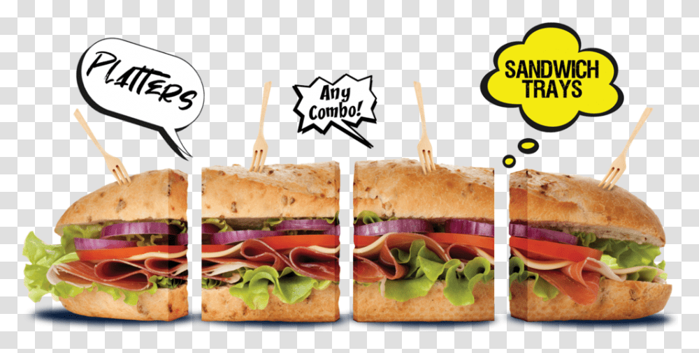 Catering Sandwich, Burger, Food, Toast Transparent Png