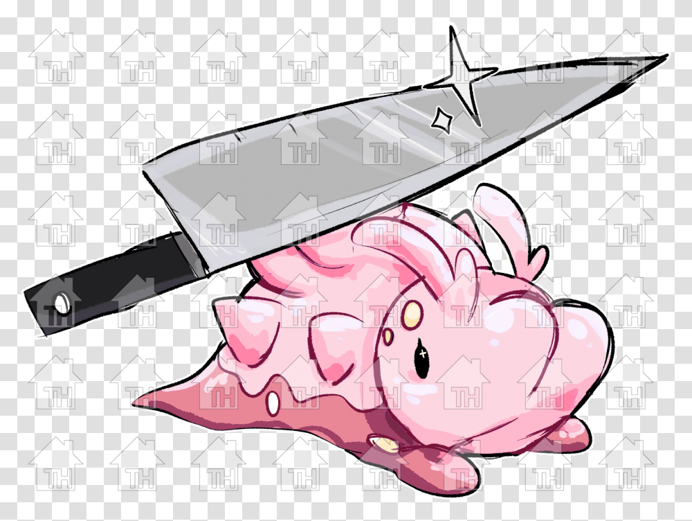Caterpie Kitchen Knife Transparent Png