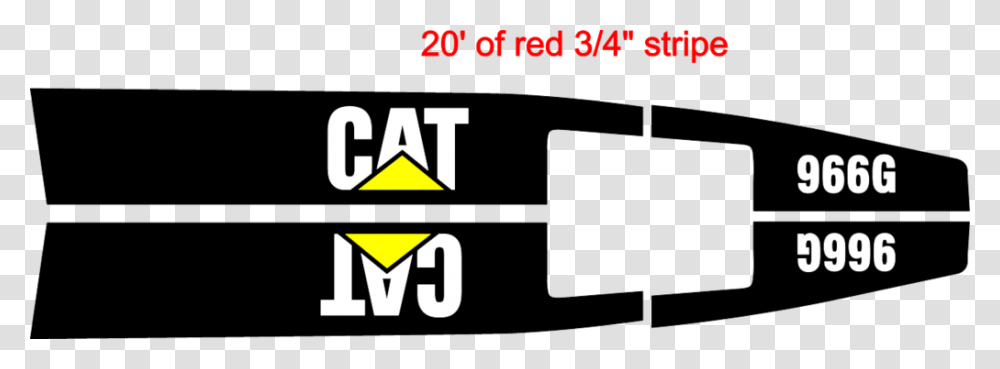 Caterpillar 966g Decal Set Sign, Pac Man, Alphabet Transparent Png