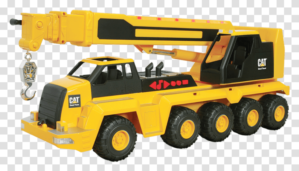 Caterpillar Construction Massive Machine Cat Crane, Transportation, Vehicle, Truck, Tire Transparent Png