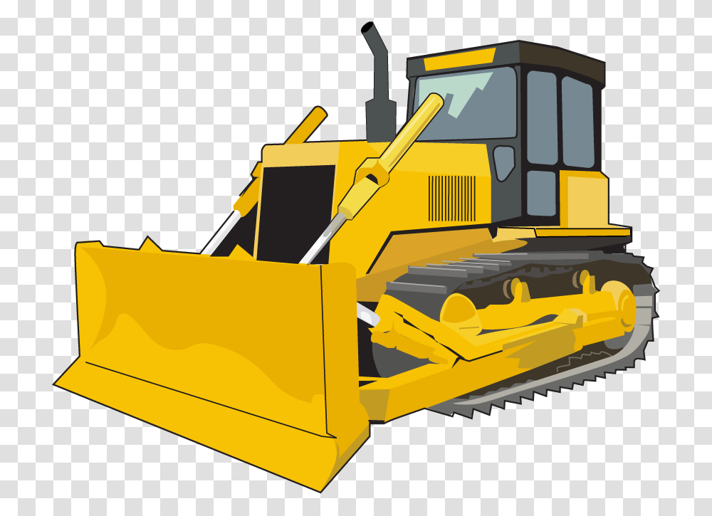 Caterpillar Inc Bulldozer Clipart, Tractor, Vehicle, Transportation, Snowplow Transparent Png
