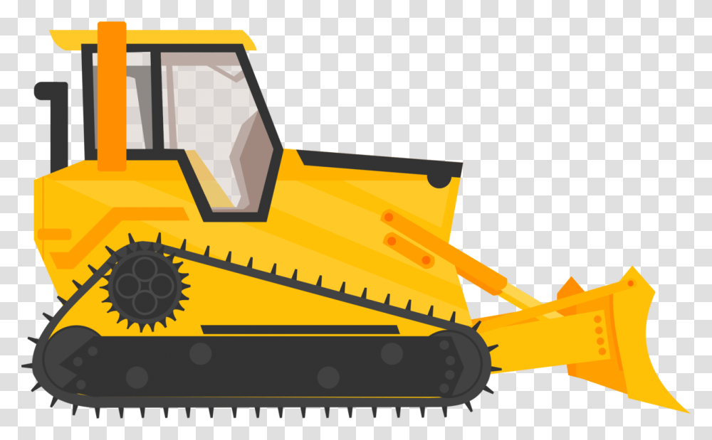 Caterpillar Inc Bulldozer Excavator Heavy Machinery Construction, Tractor, Vehicle, Transportation Transparent Png