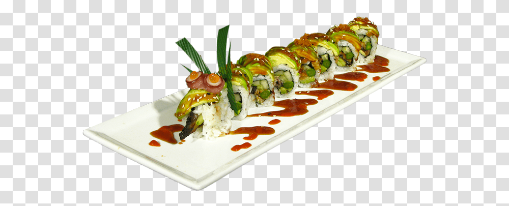 Caterpillar Roll California Roll, Sushi, Food, Culinary Transparent Png