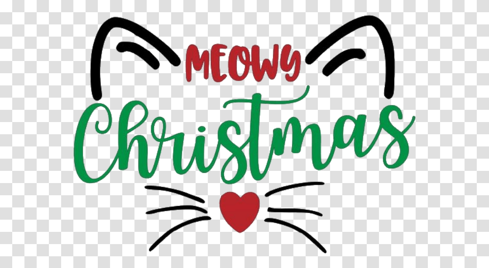 Catface Cat Christmas Overlay Faces, Handwriting, Alphabet, Calligraphy Transparent Png