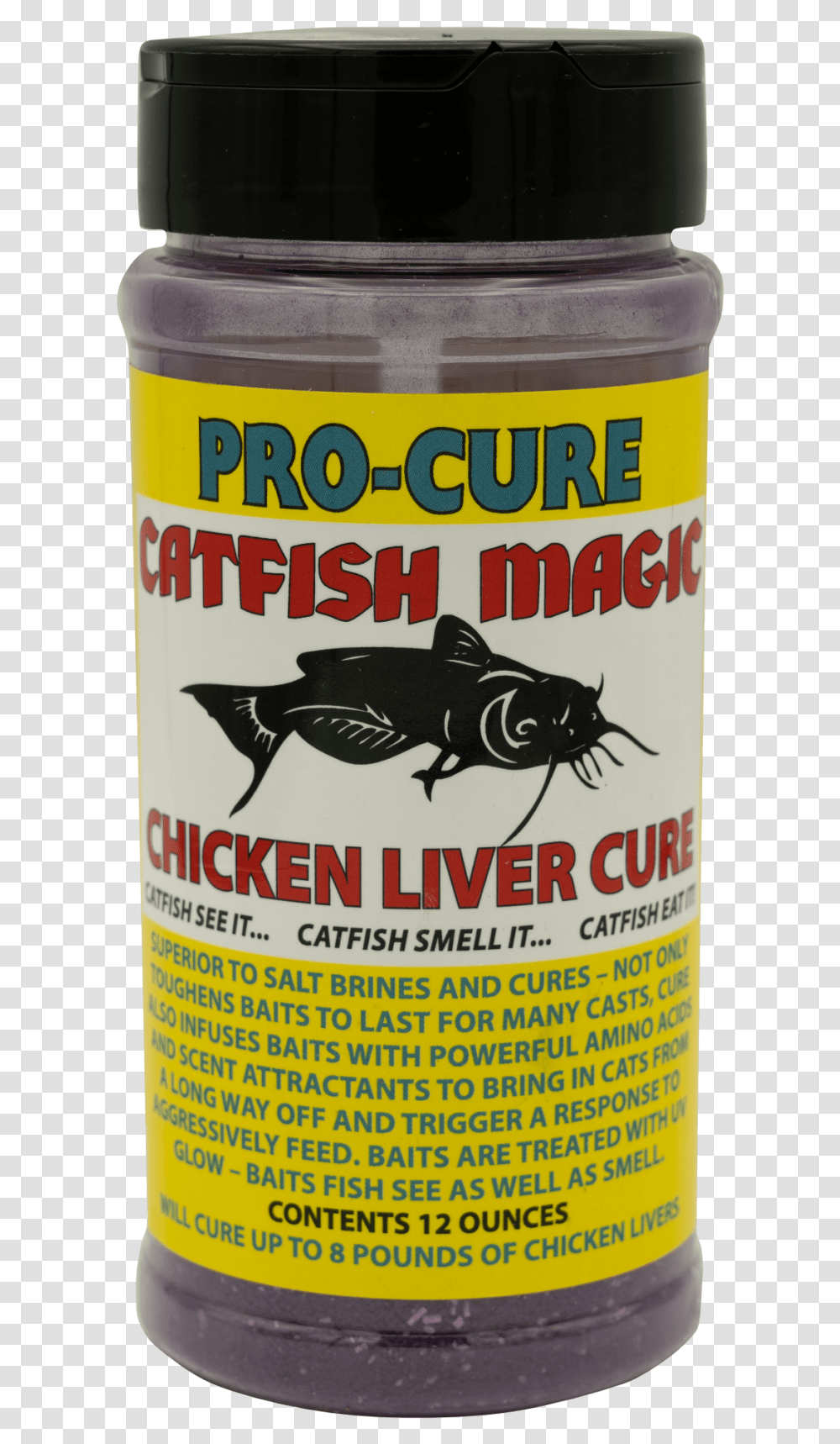 Catfish Magic Chicken Liver Cure 12 Oz Shark, Tin, Can, Beer, Alcohol Transparent Png