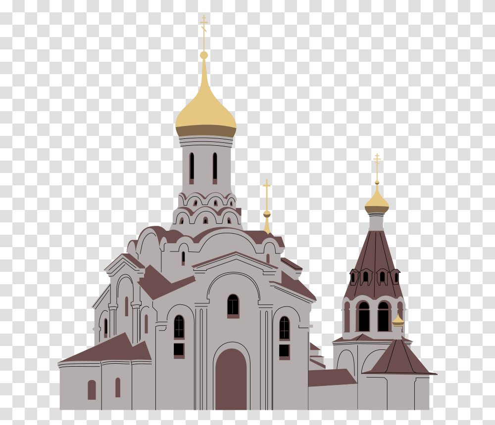 Cathedral Christianity Religion Russia Temple, Architecture, Building, Tower, Spire Transparent Png