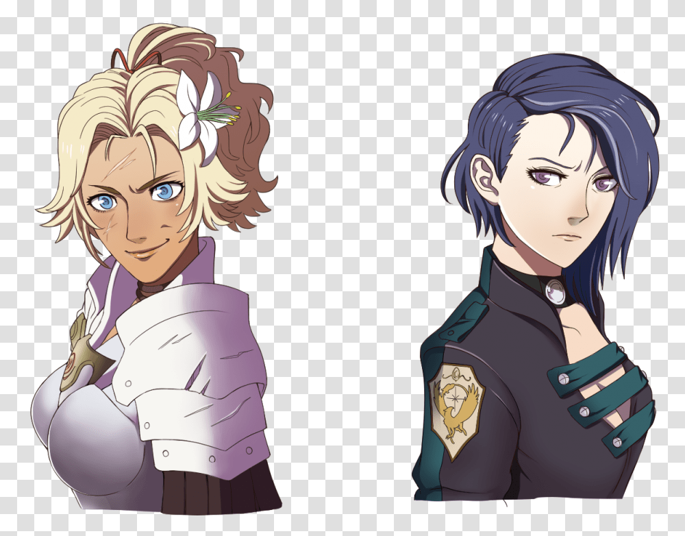 Catherine And Shamir Timeskip Designs Fire Emblem Three Houses Timeskip Designs, Manga, Comics, Book, Person Transparent Png