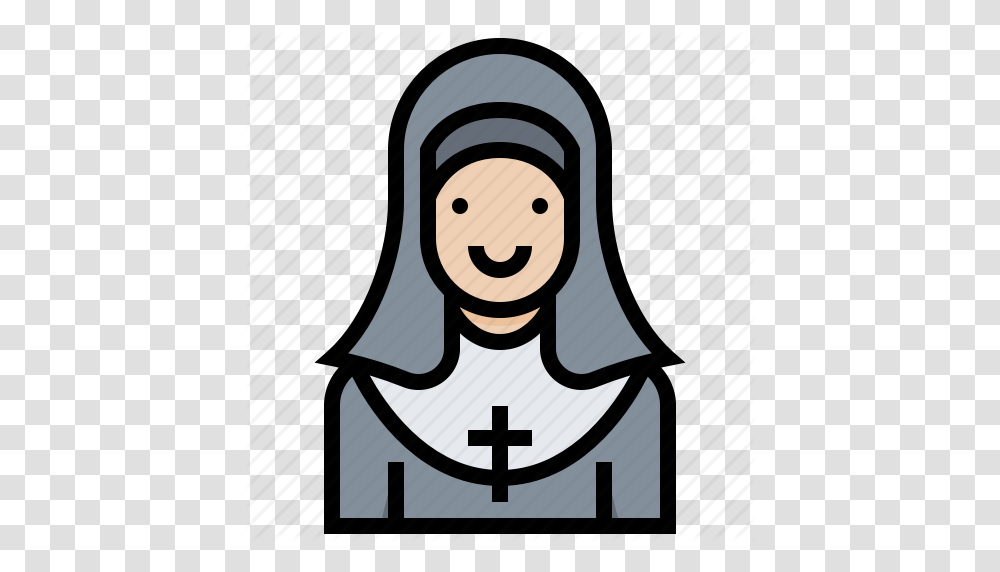 Catholic Convent Missionary Nun Priest Sister Icon, Poster, Advertisement, Female, Bishop Transparent Png