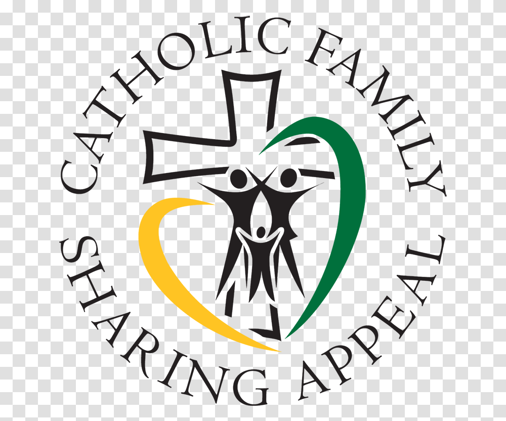 Catholic Familysharingappeallogo Catholic Diocese Of Emblem, Poster, Advertisement, Symbol, Trademark Transparent Png