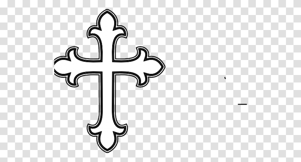 Catholic Flower Cliparts St Therese Of Lisieux Symbol, Cross, Alphabet, Tomb Transparent Png