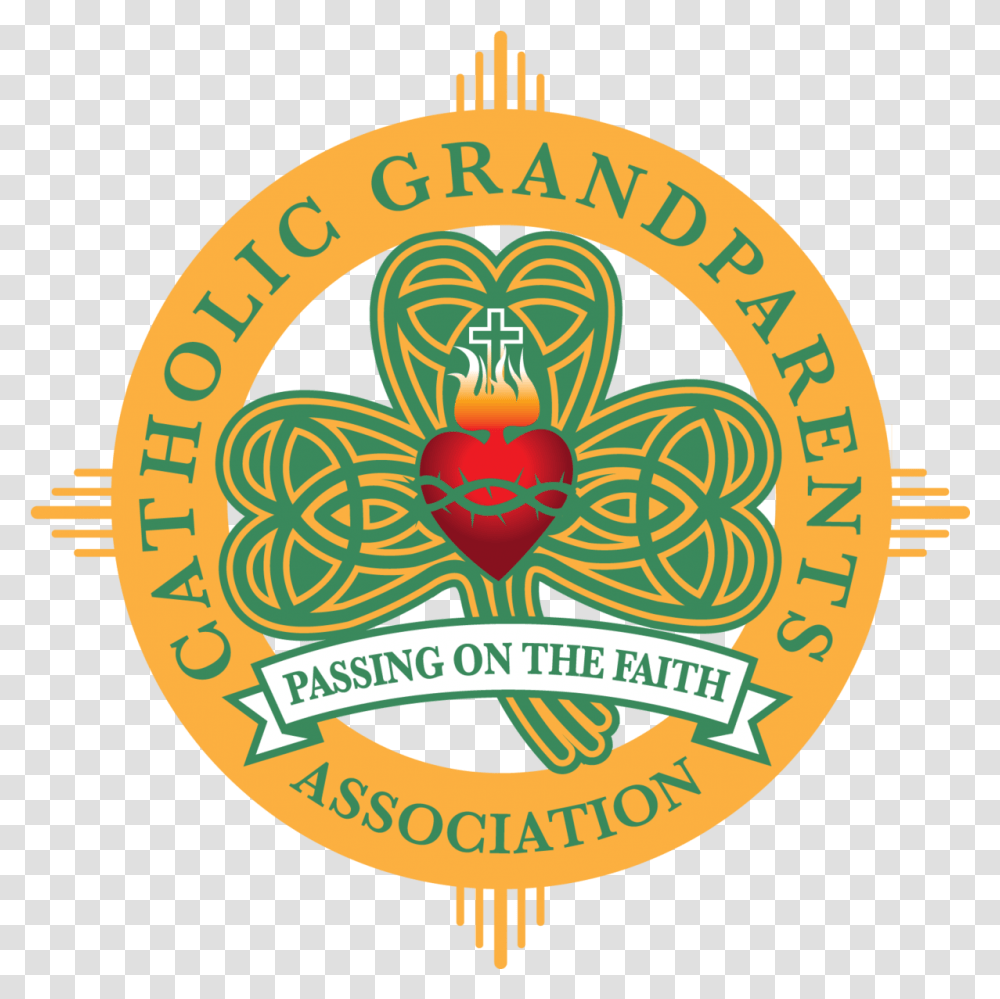Catholic Grandparents Association Illustration, Logo, Symbol, Trademark, Badge Transparent Png