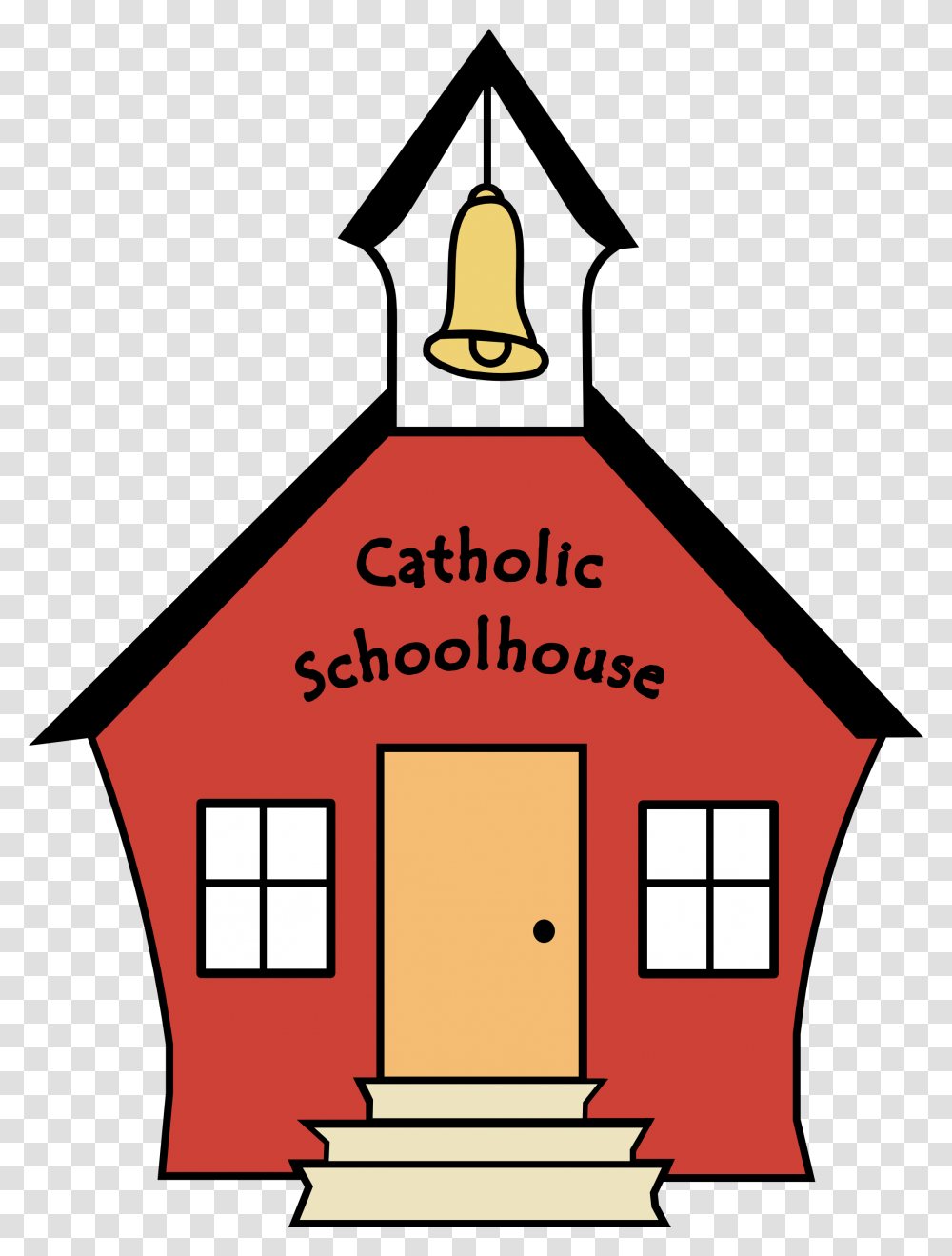 Catholic Schoolhouse Logo, Building, Gas Pump, Machine, Housing Transparent Png