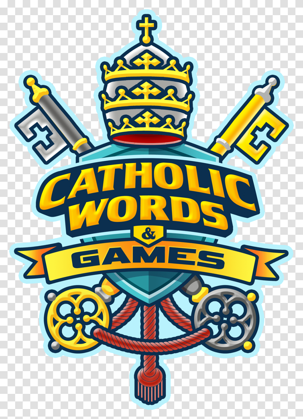 Catholic Words Games App Review, Logo, Trademark Transparent Png