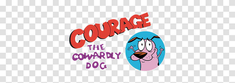 Catoon Network Throwbacks Courage The Cowardly Dog, Label, Sticker, Alphabet Transparent Png