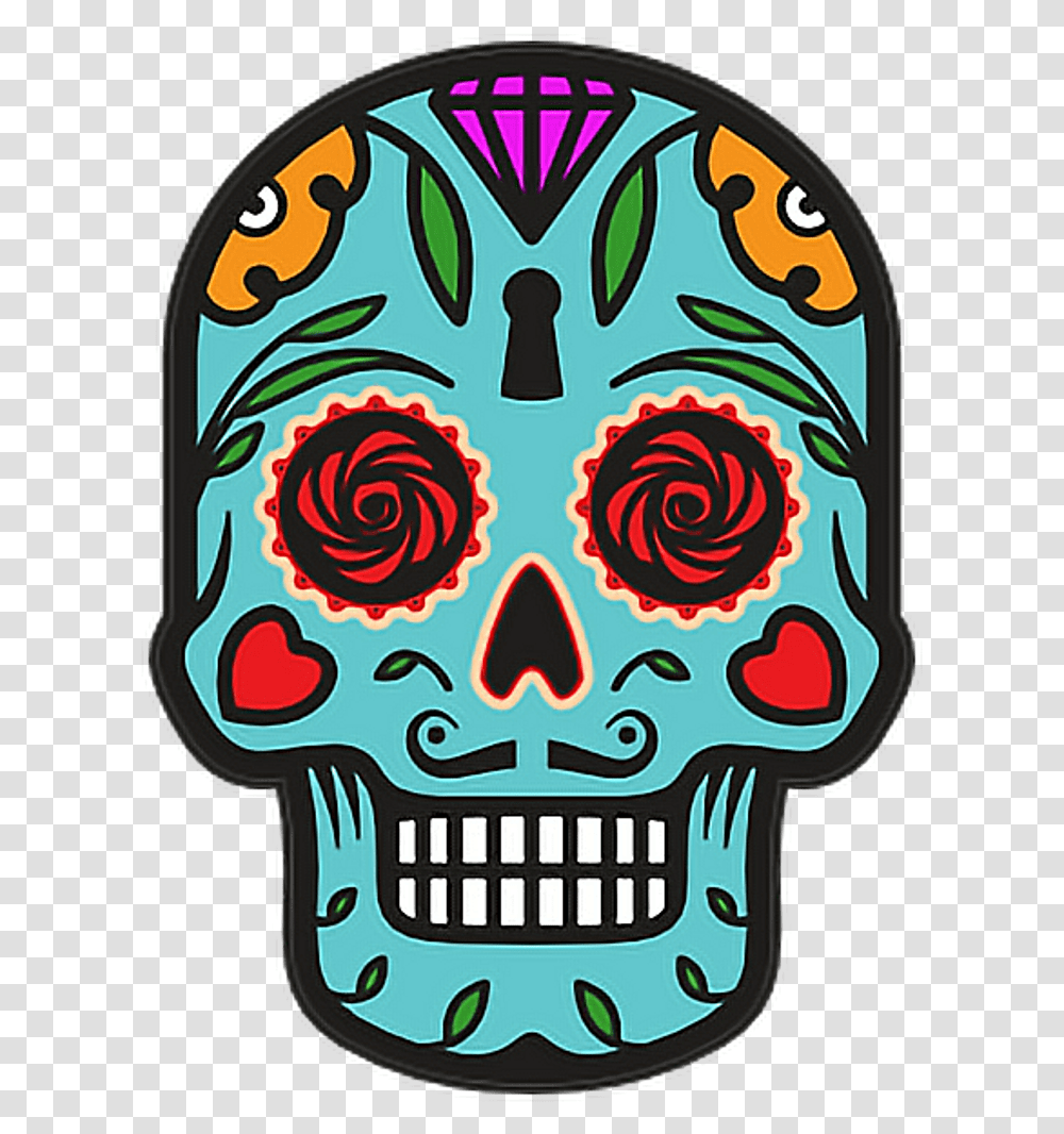 Catrina Skull Halloween Diademuertos Catrina Cartoon, Graphics, Floral Design, Pattern, Advertisement Transparent Png