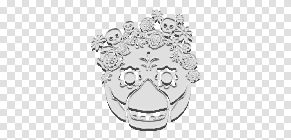 Catrina Toy Chica Have Emerged Dot, Stencil, Art, Graphics, Doodle Transparent Png