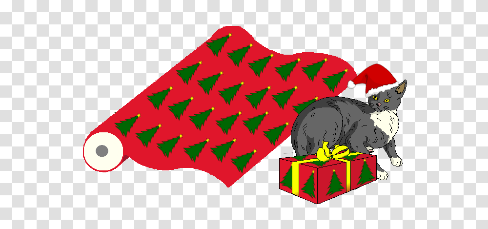 Cats Christmas And Wrapping Presents, Gift, Plant Transparent Png