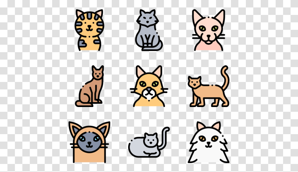 Cats God Icons, Poster, Advertisement, Pet, Animal Transparent Png