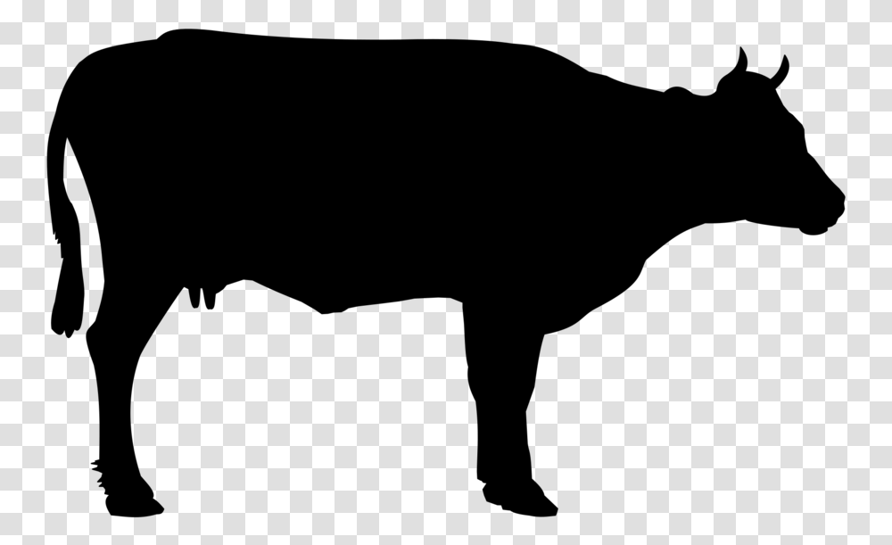 Cattle Beef Cattle Cow Foot Meat Butcher Cow Black And White, Gray, World Of Warcraft Transparent Png